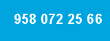 958 072 25 66 958 072 25 66